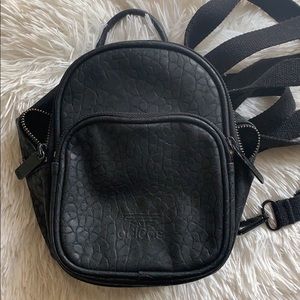 Adidas Faux Leather Mini Backpack